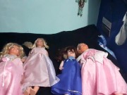 Orgía con princesas de Disney! // Parte 5- Cogiendo a la princesa de vestido rosa