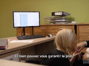 LOAN4K Hottie utilise son corps pour conclure un accord pour un prêt avec la banque 12/16