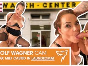 MILF POV BLOWJOB in PUBLIC, and HUGE CUMSHOT in the Mouth: Dirty Priscilla - WolfWagnerCom 16/16