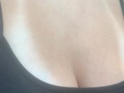 Milf shows tits
