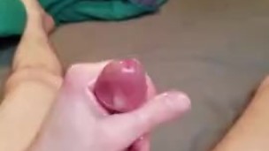 cum with a cockring