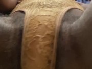 hair spilling out of her coochie 15/16