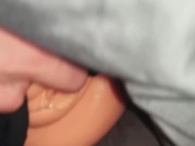 Daddy sneaks in daughters room at night after party fuck her asshole and pussy switching holes  2/16