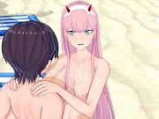 Darling In The Franxx: Zero Two Sucks and Gets Anal 3D Hentai 11/16