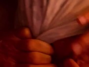 Spanish Milf Horny Housewife Masturbating pussy until i cum In sofa of House 9/16