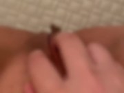 【素人OLの日常】お風呂でオナニー⋆⸜ ⚘ ⸝⋆今日も今日とて失禁、、、💦 15/16