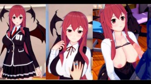 [Hentai Gra Koikatsu! ] Uprawiaj seks z Touhou Duże cycki Koakuma. 3DCG Erotyczne wideo anime.