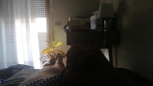 Joven amateur se pajea durante sus vacaciones en tenerife