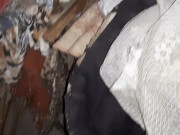 Занялись сексом в сарае ночью, чтобы нас не застукала бабуля - lesbian_illusion 7/16