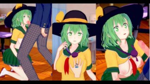 [Gioco Hentai Koikatsu! ]Fai sesso con Touhou Grandi tette Koishi Komeiji. Video di anime erotiche