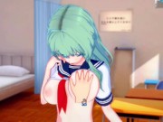 【エロゲーコイカツ！】東方 東風谷早苗3DCGアニメ動画(東方Project)[Hentai Game Koikatsu! Touhou Sanae Kochiya(Anime 3DCG Video) 2/16