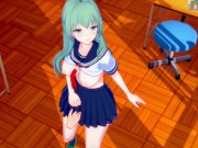 【エロゲーコイカツ！】東方 東風谷早苗3DCGアニメ動画(東方Project)[Hentai Game Koikatsu! Touhou Sanae Kochiya(Anime 3DCG Video) 3/16