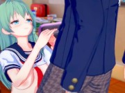 【エロゲーコイカツ！】東方 東風谷早苗3DCGアニメ動画(東方Project)[Hentai Game Koikatsu! Touhou Sanae Kochiya(Anime 3DCG Video) 5/16