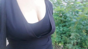 Public Flashing on the Street on the Road