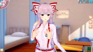 [Gioco Hentai Koikatsu! ]Fai sesso con Touhou Grandi tette Fujiwara no Mokou. Video di anime erotich