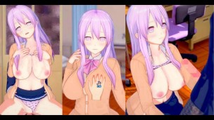 [Hentai Game Koikatsu! ] Faça sexo com Touhou Peitões Hata no Kokoro. Vídeo 3DCG Anime Erótico.