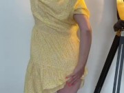 Annabel’s yellow summer dress 8/16