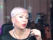 Lustful mature MILF bitch with a zucchini in an insatiable cunt! 16/16