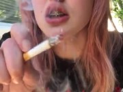 casual early afternoon cigarette  10/16