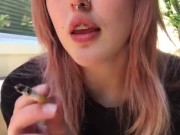 casual early afternoon cigarette  15/16