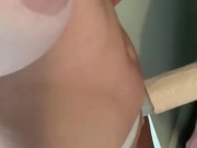 Take my 11 cock you cuck!! Bend over while I peg you like a good milf does! 5/16