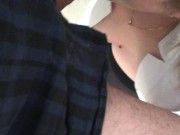 Сельский парень трахнул в рот беременную медсестру 6/16