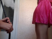 I could not resist to fuck my girlfriend when she was looking for something in the fridge 1/16