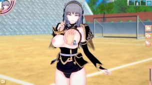 【エロゲーコイカツ！】爆乳女騎士(オリキャラ)3DCGアニメ動画[Hentai Game Koikatsu! Woman knight(Anime 3DCG Video)]