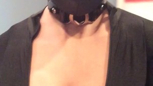 Catsuit de Gudrun (trans, crossdress, transformação, salto alto, máscara, máscara feminina, spandex)