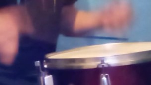 Drumming with barbecue skewers