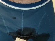 Big arab cock peeing 