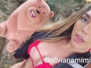 Aventura no cenote.... no final o guia me levou numa parte vazia e deixe ele tocar a ppkinha😜  Vide 6/16