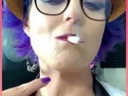 Laura Loves Smoking with faces from Snap  7/16