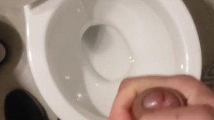 Playing in the bathroom