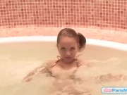 Teen Paris Milan takes Jacuzzi 13/16