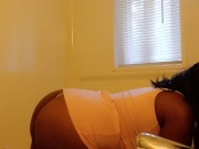 Bbw Milf Cleans Tub In Mini Dress 6/16