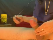 giant cum spray fountain cumshot goes straight into the air almost hit my hair lol