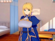【エロゲーコイカツ！】FGO アルトリア・ペンドラゴン3DCGアニメ動画(フェイト)[Hentai Game Koikatsu! Fate Artoria Pendragon(Anime 3DCG 1/16