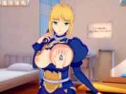 【エロゲーコイカツ！】FGO アルトリア・ペンドラゴン3DCGアニメ動画(フェイト)[Hentai Game Koikatsu! Fate Artoria Pendragon(Anime 3DCG 2/16