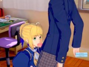 【エロゲーコイカツ！】FGO アルトリア・ペンドラゴン3DCGアニメ動画(フェイト)[Hentai Game Koikatsu! Fate Artoria Pendragon(Anime 3DCG 5/16