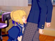 【エロゲーコイカツ！】FGO アルトリア・ペンドラゴン3DCGアニメ動画(フェイト)[Hentai Game Koikatsu! Fate Artoria Pendragon(Anime 3DCG 6/16
