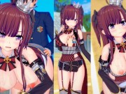 【エロゲーコイカツ！】爆乳「ナコ(オリキャラ)おっぱい揉みまくりH！巨乳仁王立ち手コキ・フェラ・パイズリ・正常位・バック3DCGアニメ動画[Hentai Game Koikatsu!
