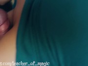 The housewife sucked and did titsjob in the kitchen 14/16