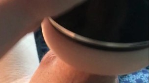 Cumming into my fleshlight and watching it drip out