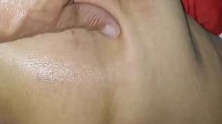 Extremely spanked while fucking doggie style 