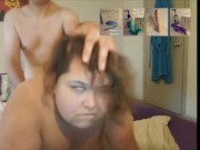 BBW Slut Fucked Rough on Stream 12/16