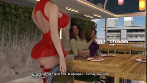 Thirsty For My Guest:Lunch In A Restaurant With Two Girls-Ep12