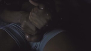 Straight Jock Uses Hands as Fleshlight