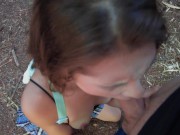 Otaku Jennii face fucked in Public park 14/16