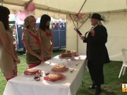 bbw Kirstyn Halborg orgy with her sexy chums 4k 1/16